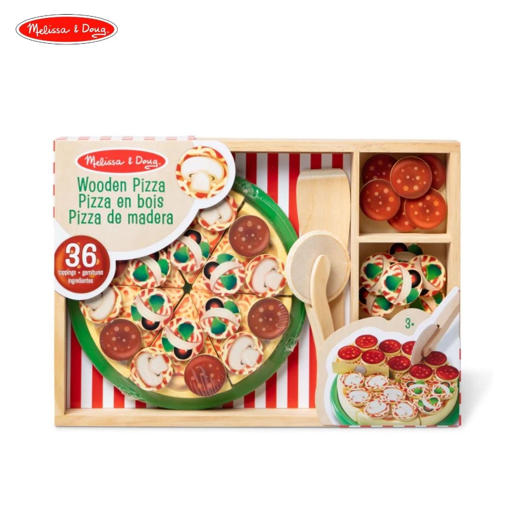 Melissa & Doug – Pizza Party – Wooden Play Food MD-167