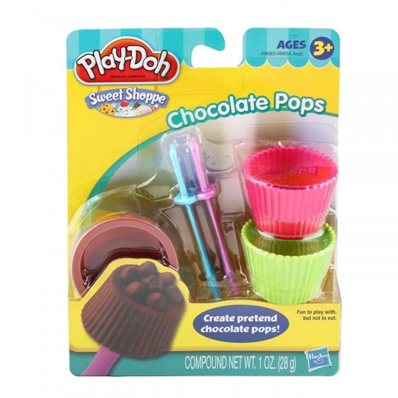 PlayDoh Sweet Scoop Chocolate Pops – Hasbro 496540900-49685