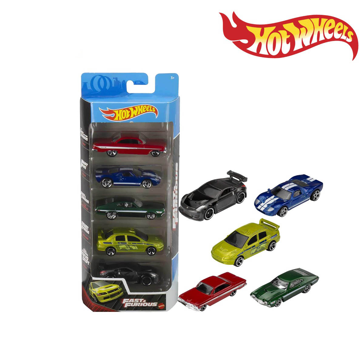 hot wheels fast and the furious 5 pack