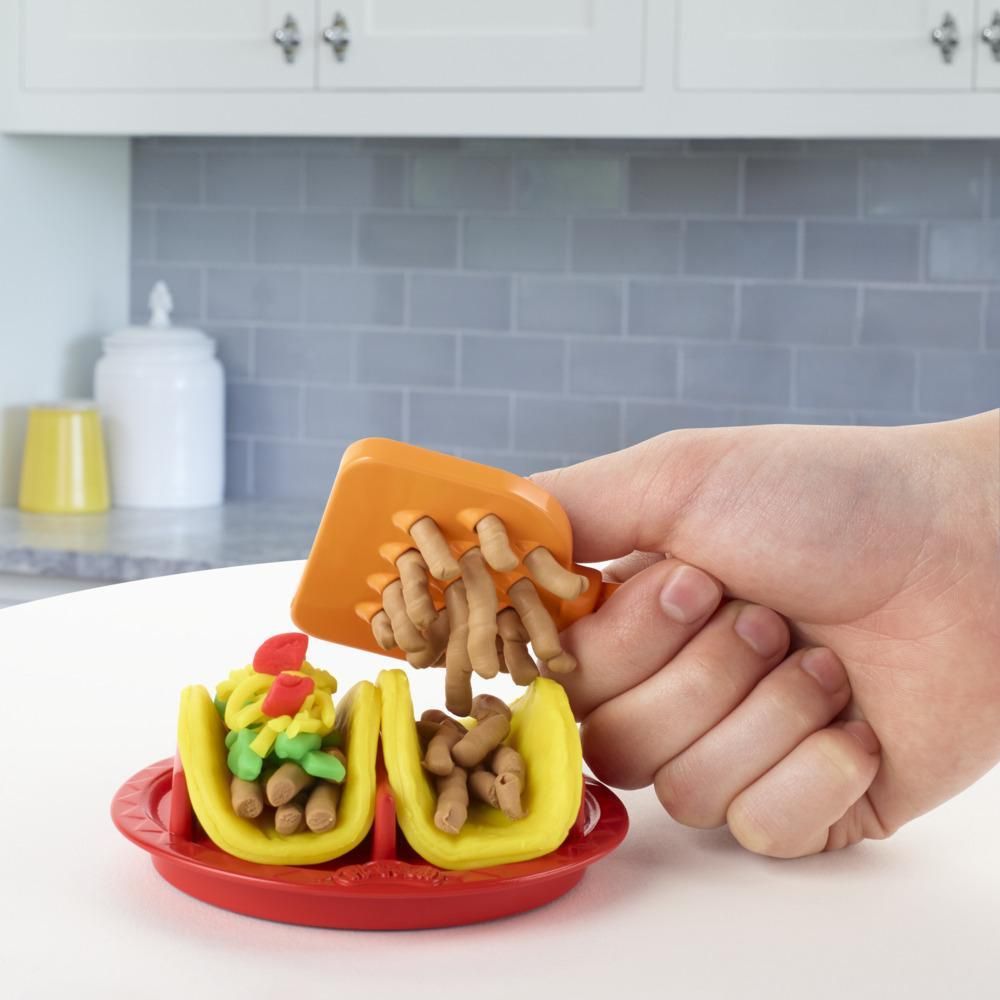 Play-Doh Kitchen Creations Taco Time Play Food Set for Kids 3